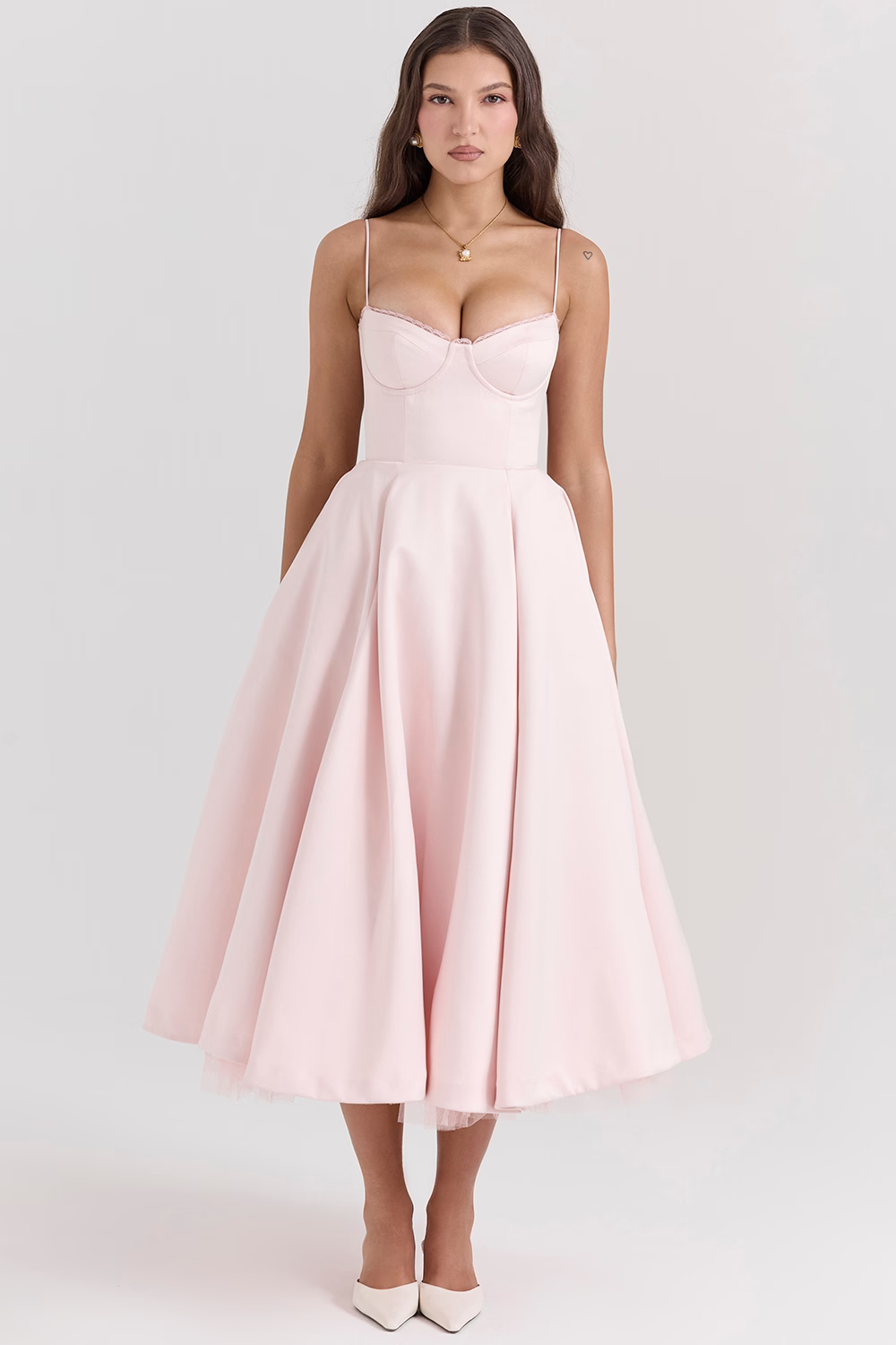 Robe de cocktail sans manches pour femme | Maxi