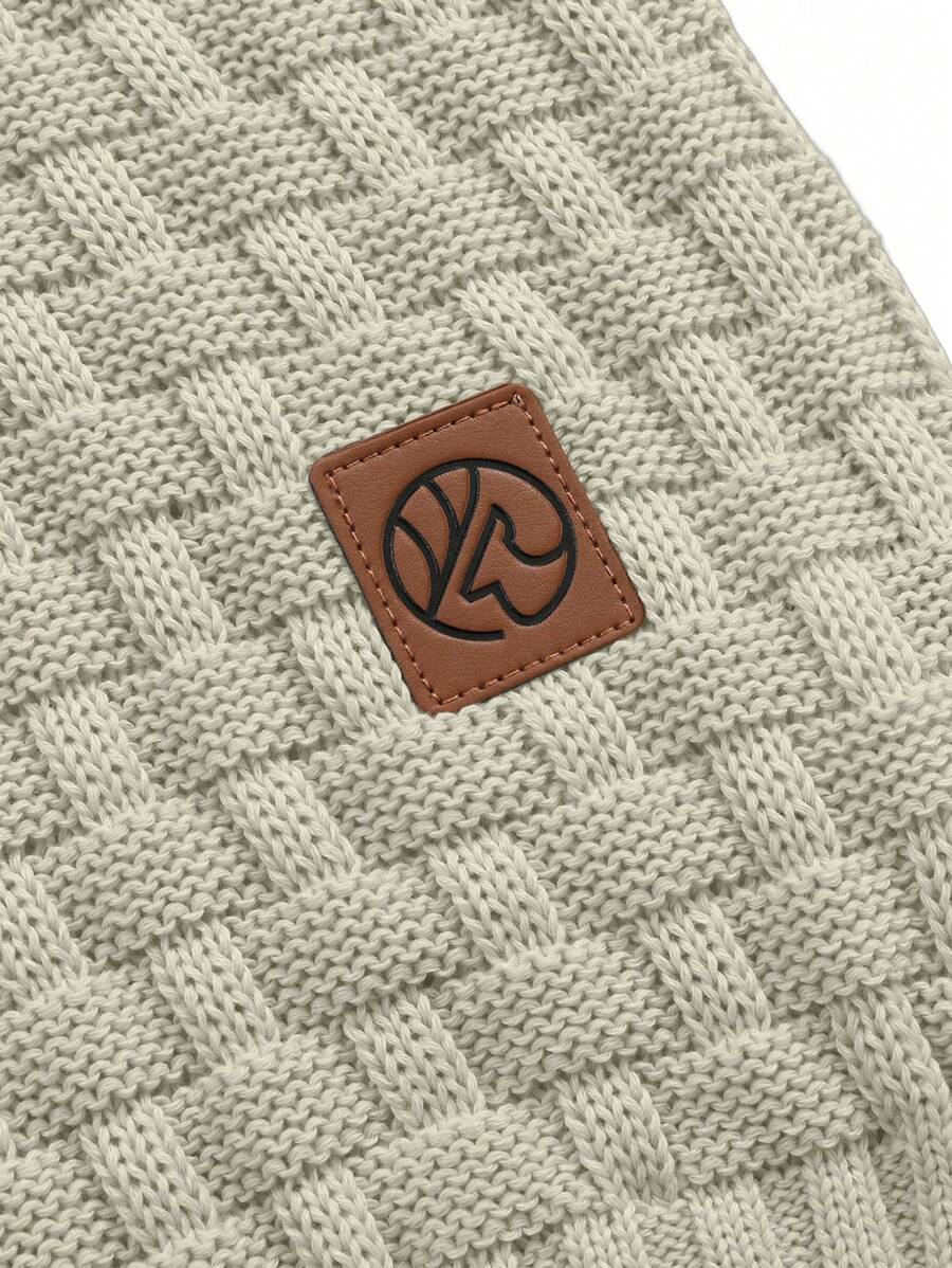 Pull décontracté à manches longues pour homme, couleur unie | Hiver