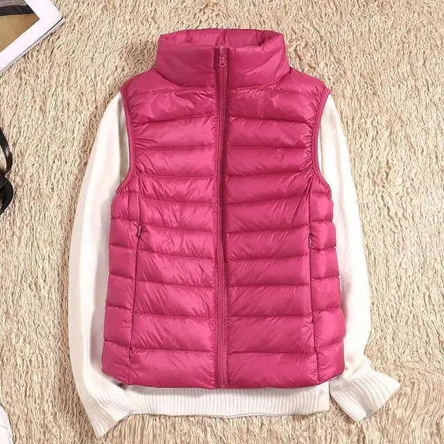 Gilet matelassé sans manches pour femme | Hiver