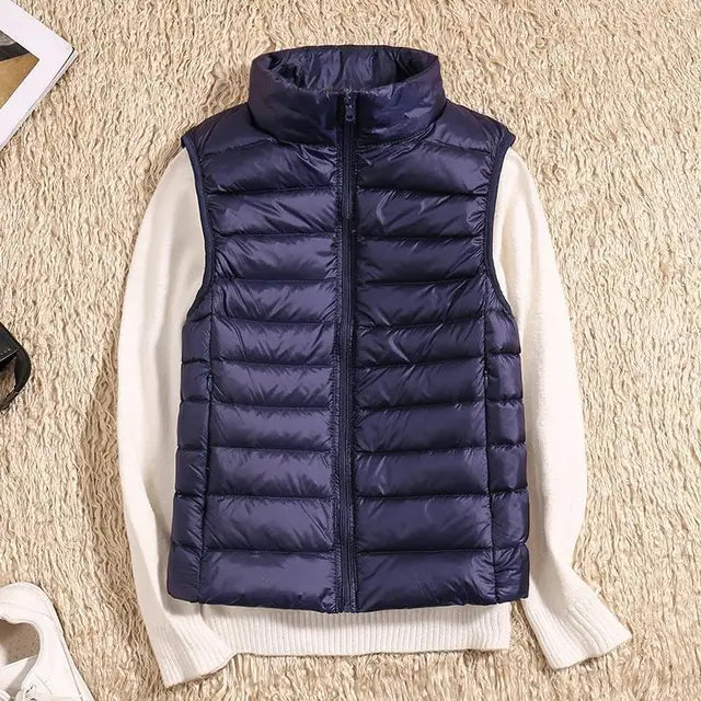 Gilet matelassé sans manches pour femme | Hiver