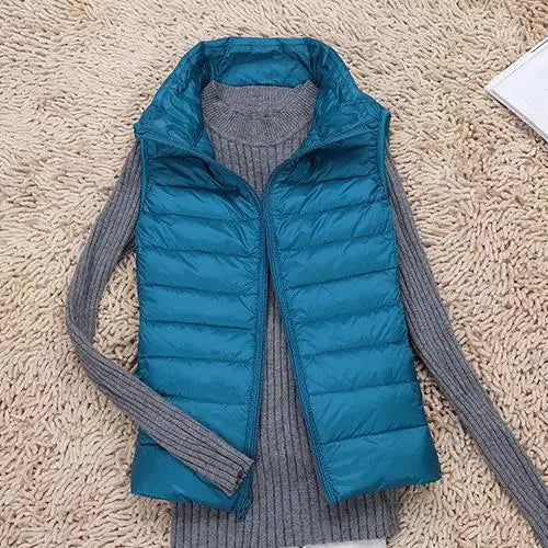 Gilet matelassé sans manches pour femme | Hiver