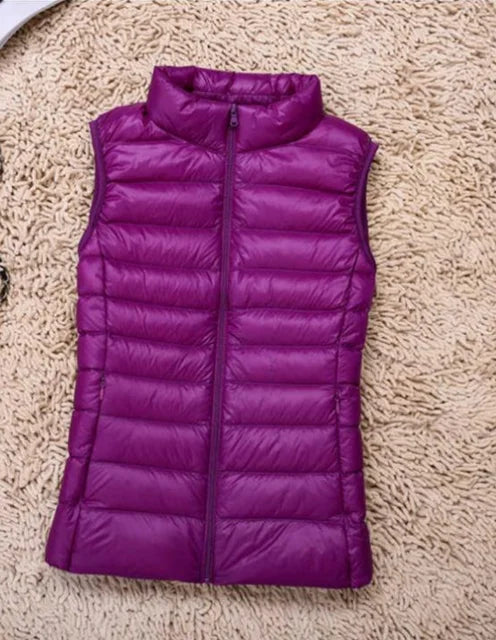 Gilet matelassé sans manches pour femme | Hiver