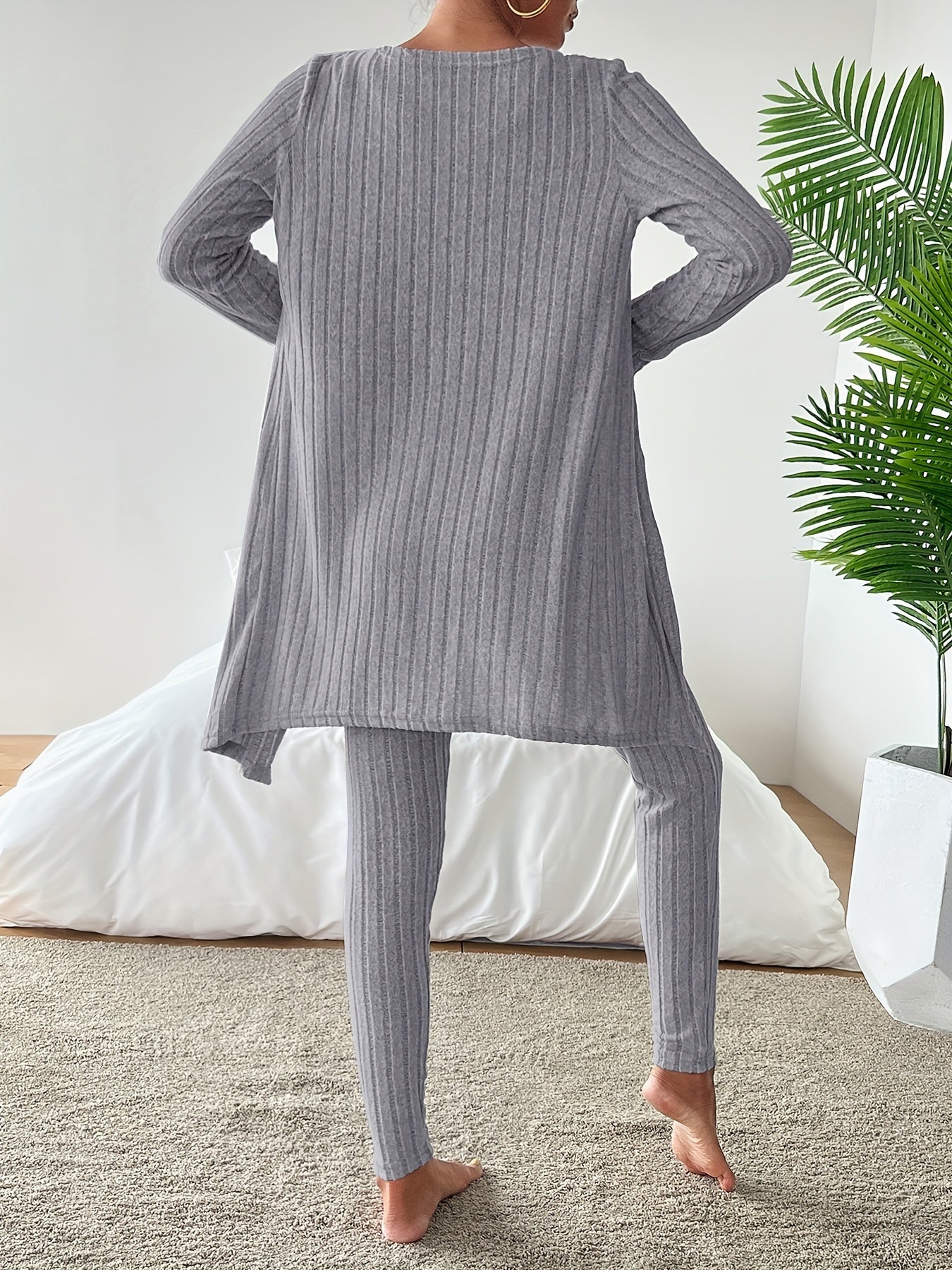 Ensemble pyjama tendance pour femme, haut et blazer | Combinaison