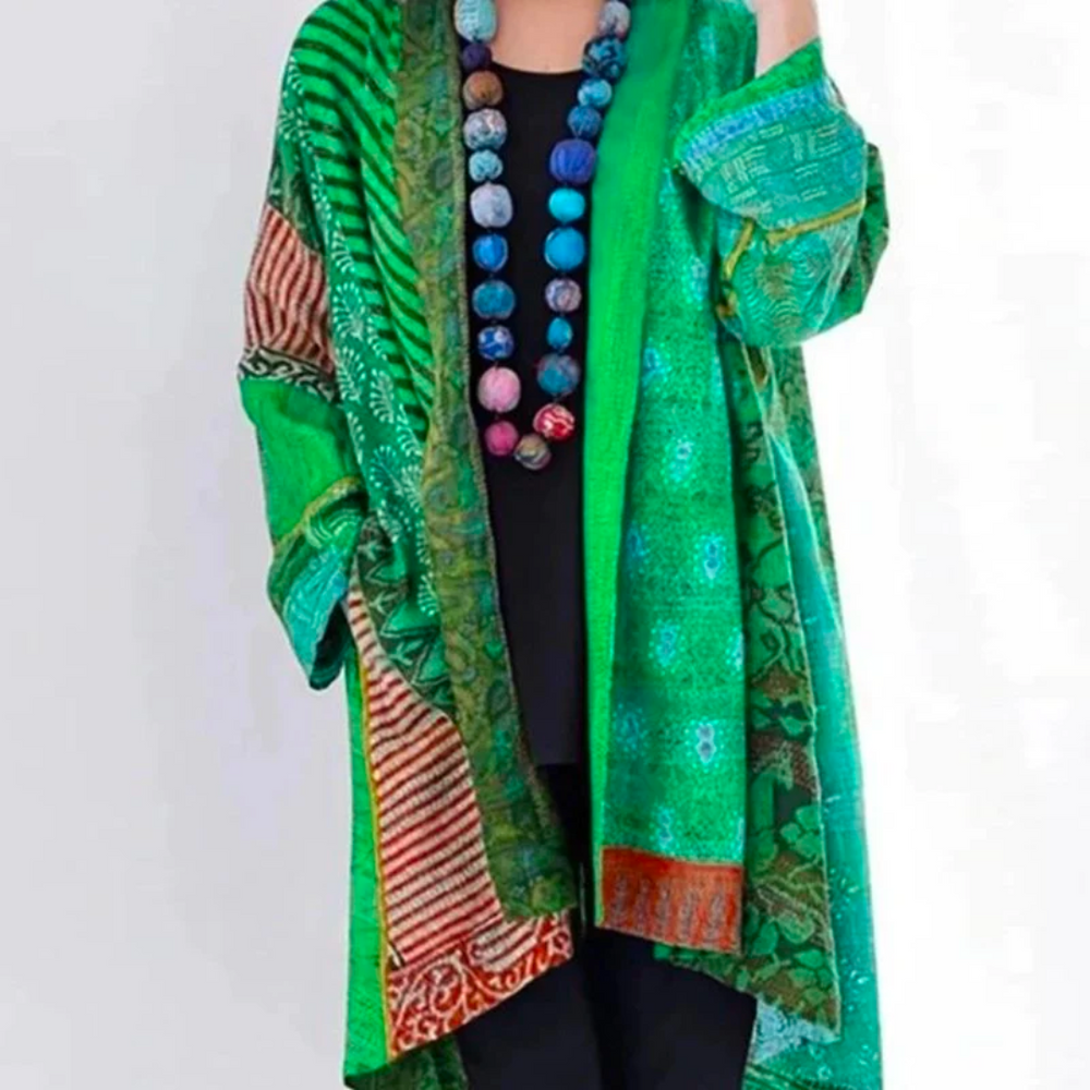 Cardigan décontracté à motif tribal pour femme | Hiver