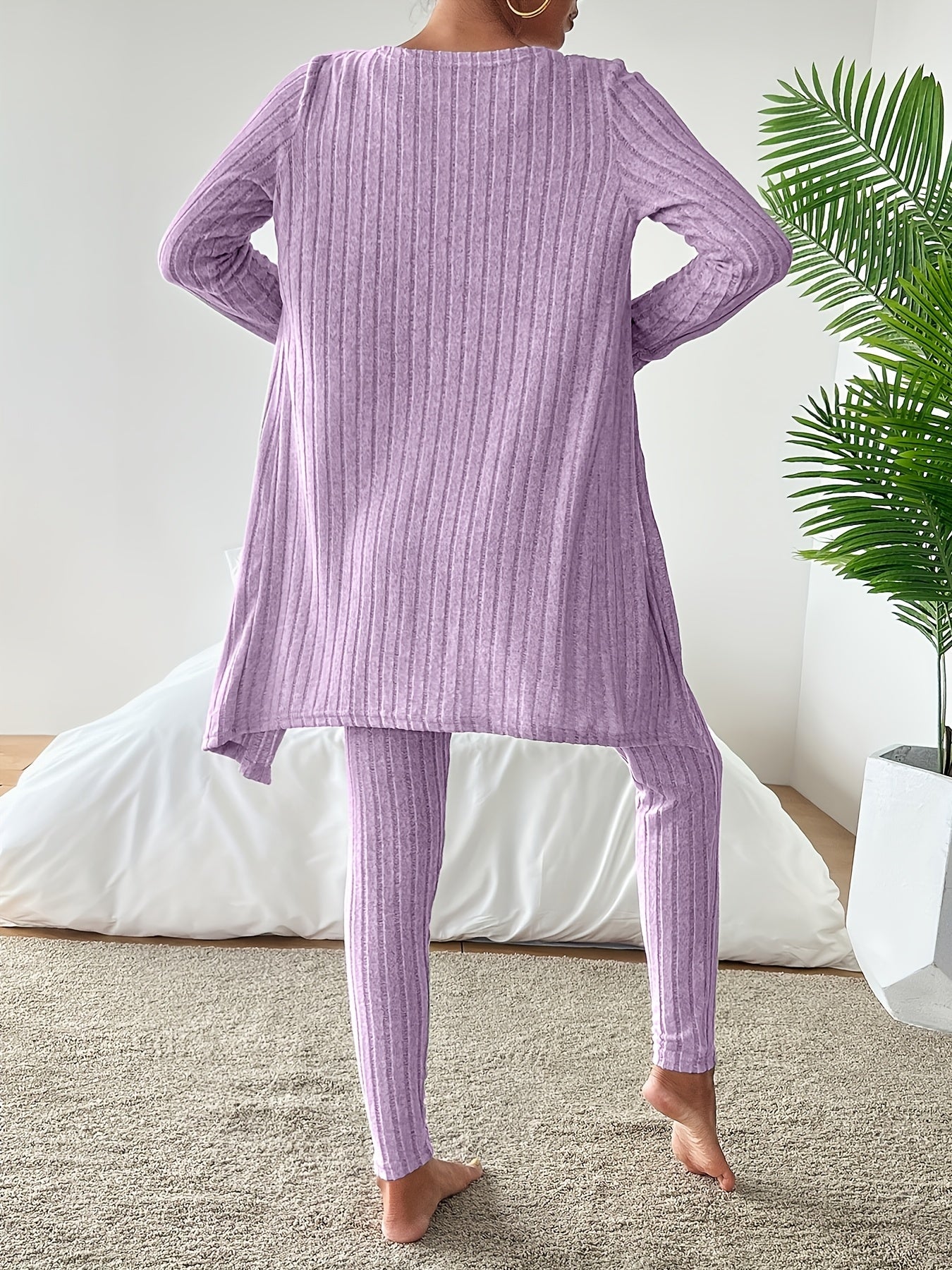 Ensemble pyjama tendance pour femme, haut et blazer | Combinaison