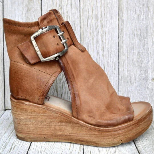 Sandales à talons hauts et épaisses pour femmes | Cale