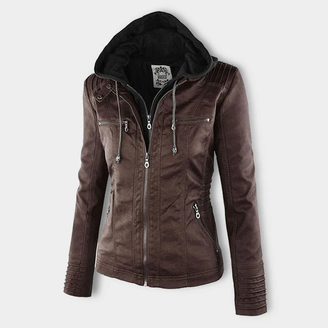 Veste coupe-vent à capuche pour femme | Coupe ajustée