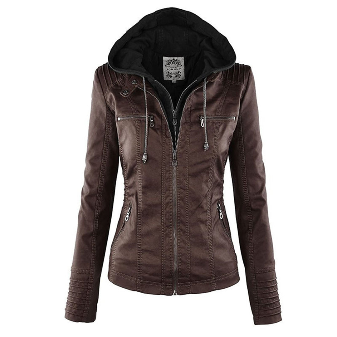 Veste coupe-vent à capuche pour femme | Coupe ajustée