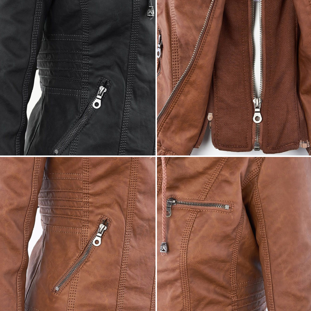 Veste coupe-vent à capuche pour femme | Coupe ajustée