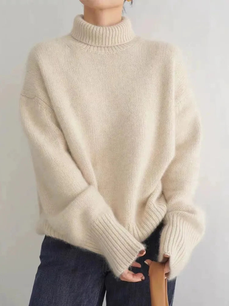 Pull col roulé tendance pour femme | Hiver
