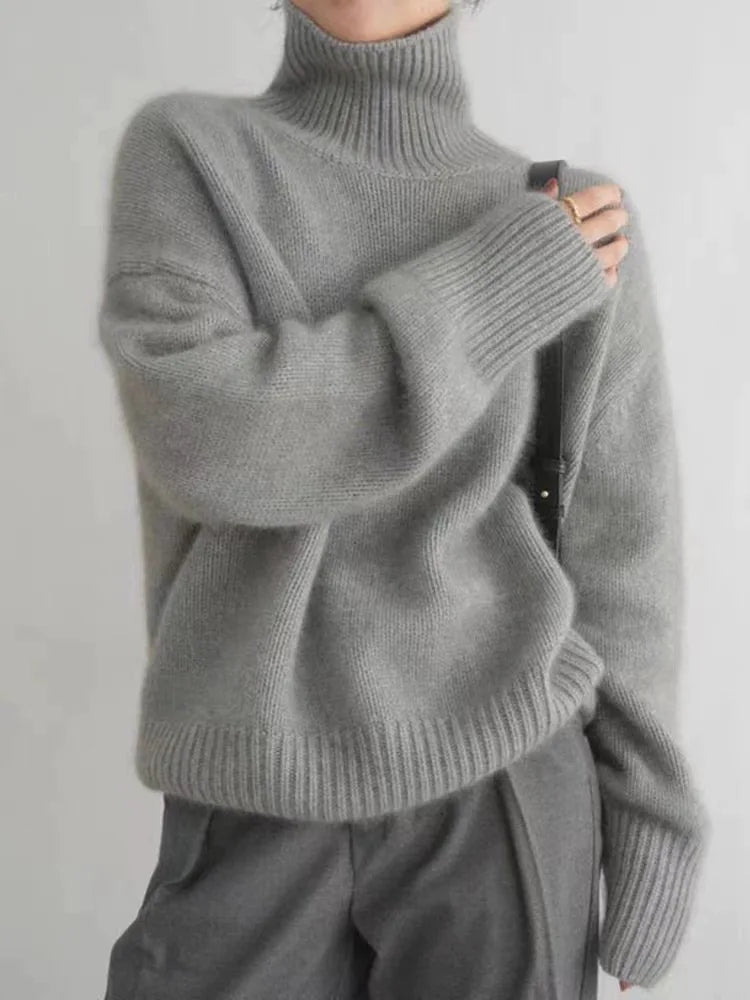 Pull col roulé tendance pour femme | Hiver