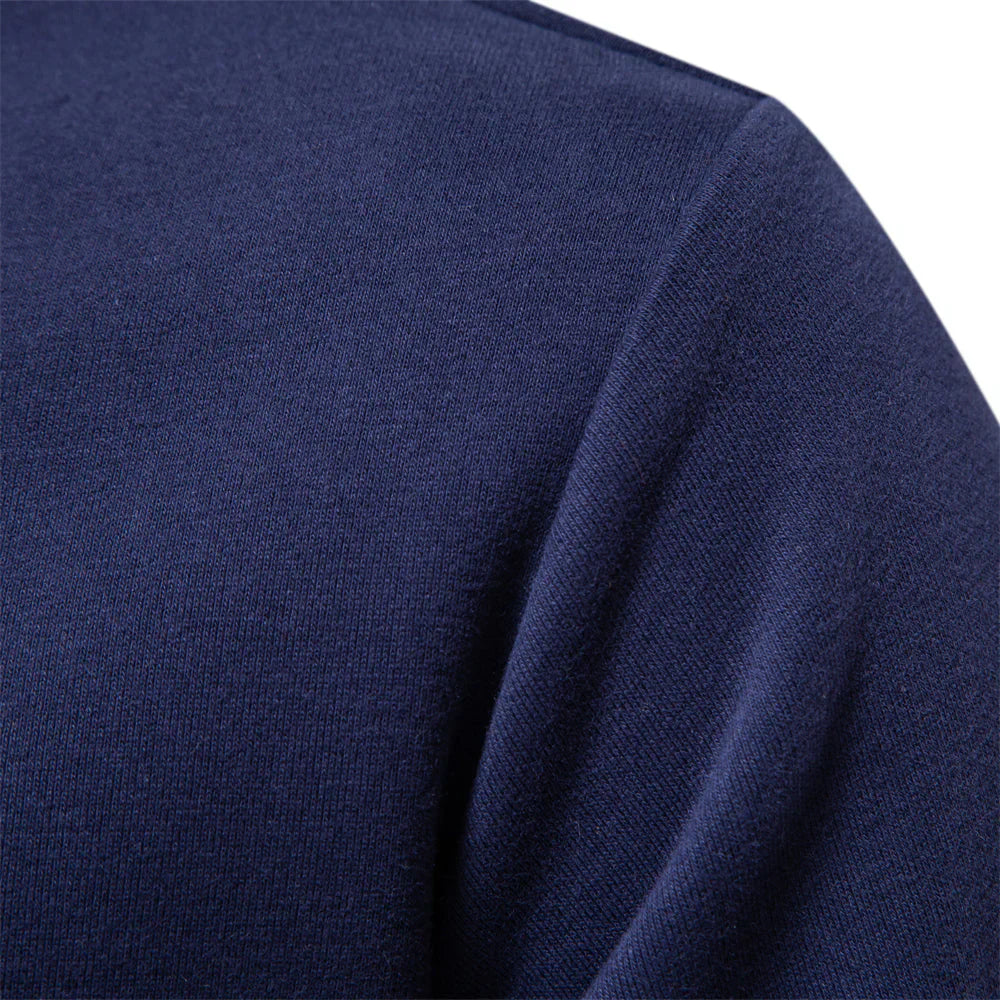 Polo décontracté à col pour homme | Chaud