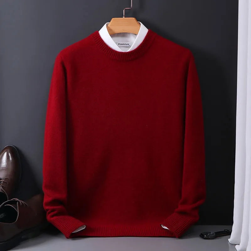 Pulls décontracté à col rond pour homme | Manches longues