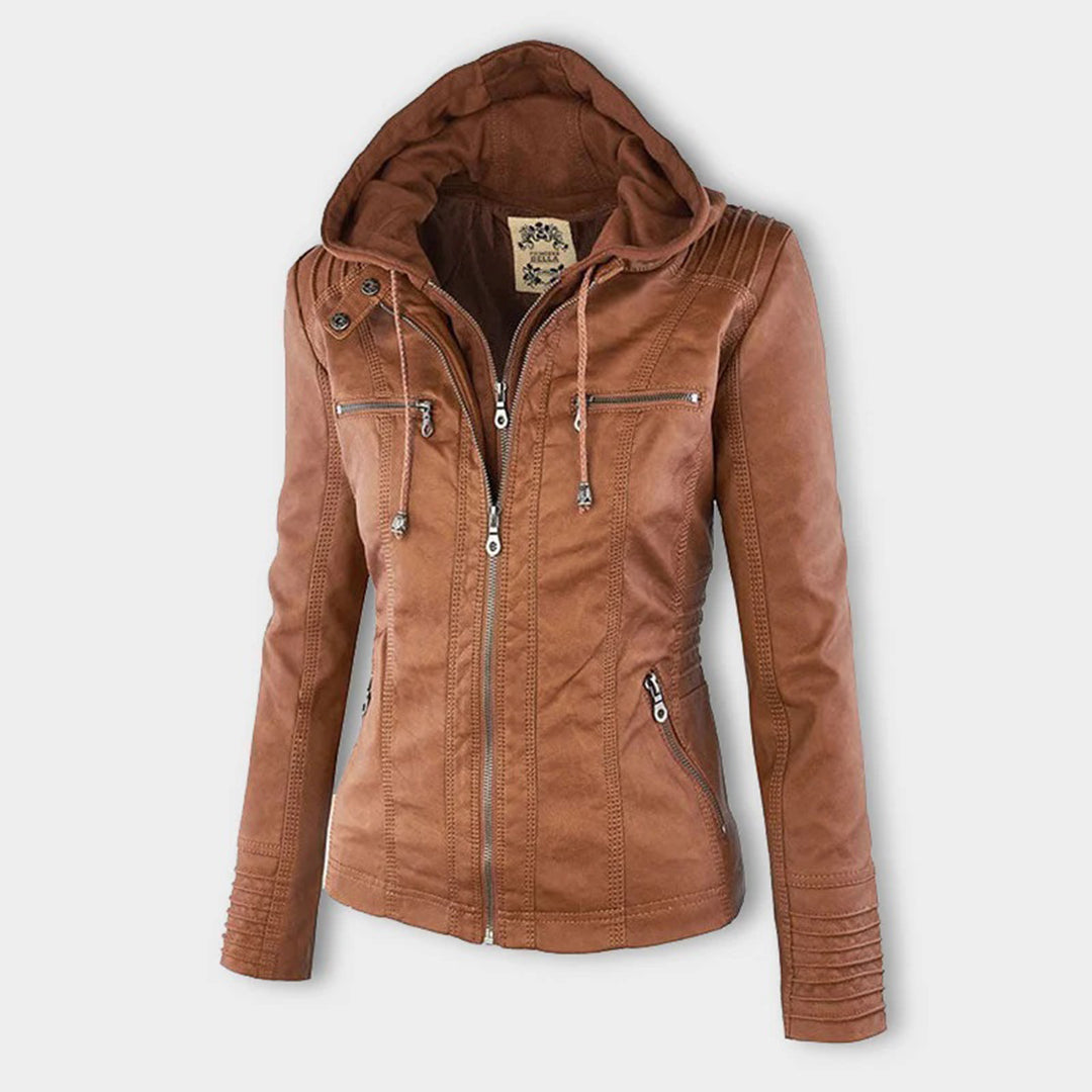 Veste coupe-vent à capuche pour femme | Coupe ajustée