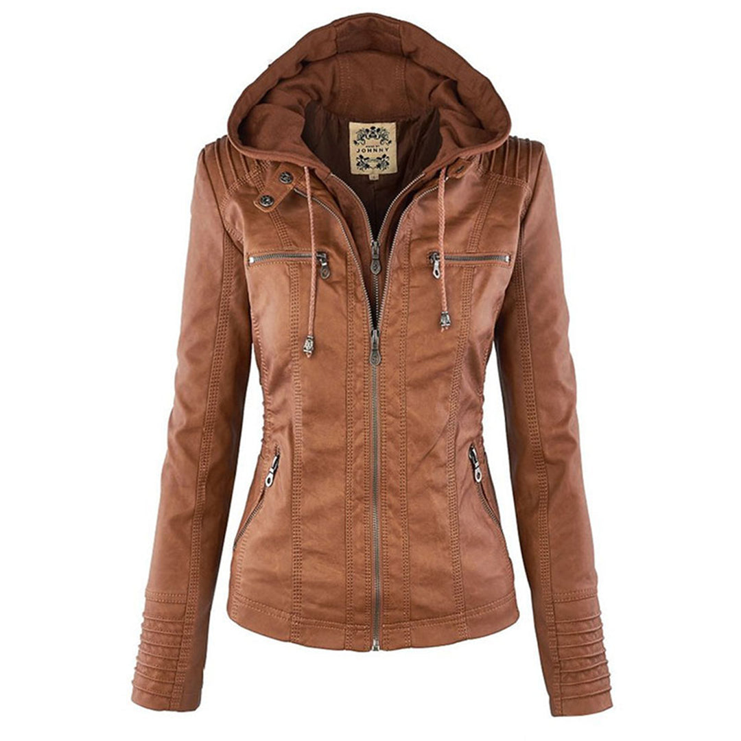 Veste coupe-vent à capuche pour femme | Coupe ajustée