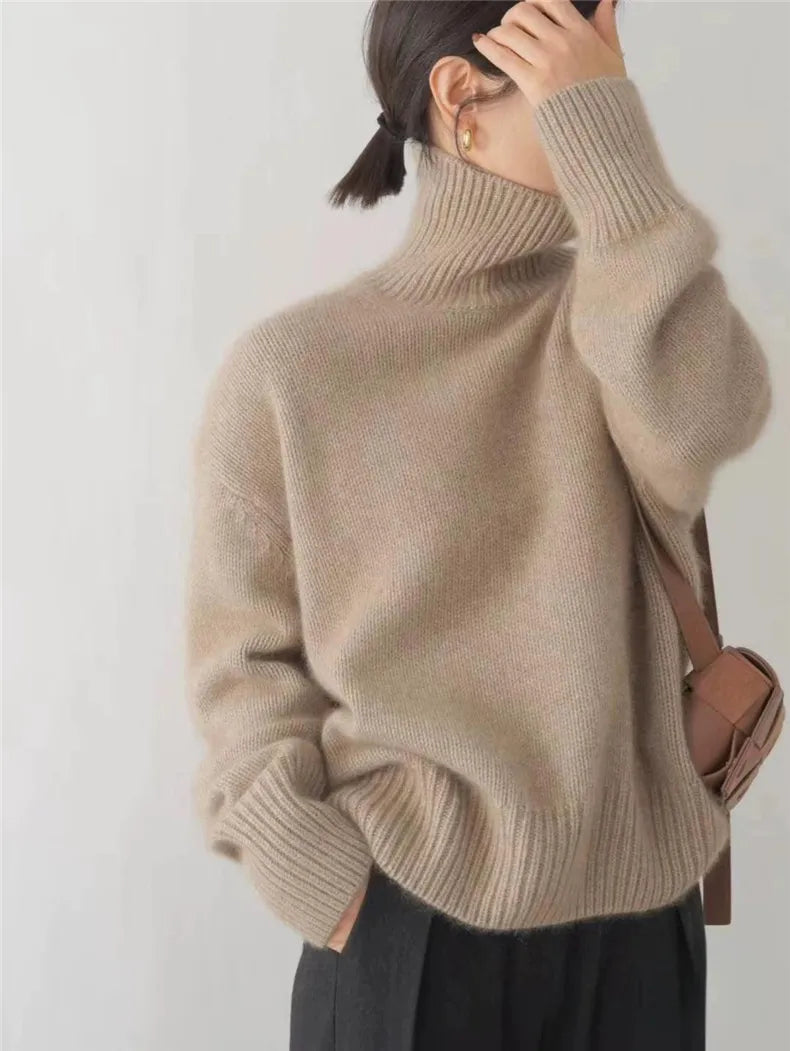 Pull col roulé tendance pour femme | Hiver