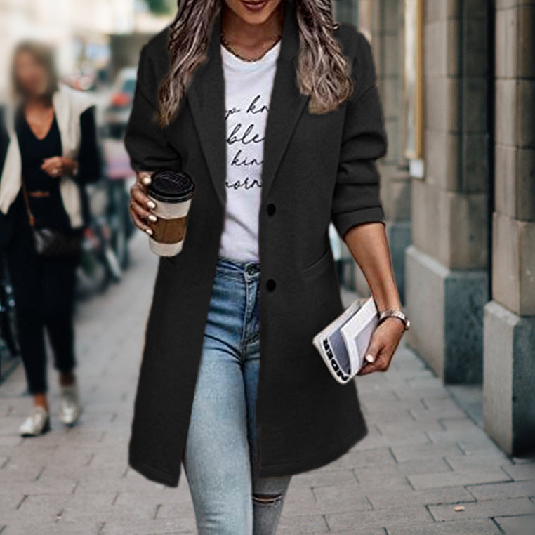 Manteau blazer d'hiver pour femme | Chaud
