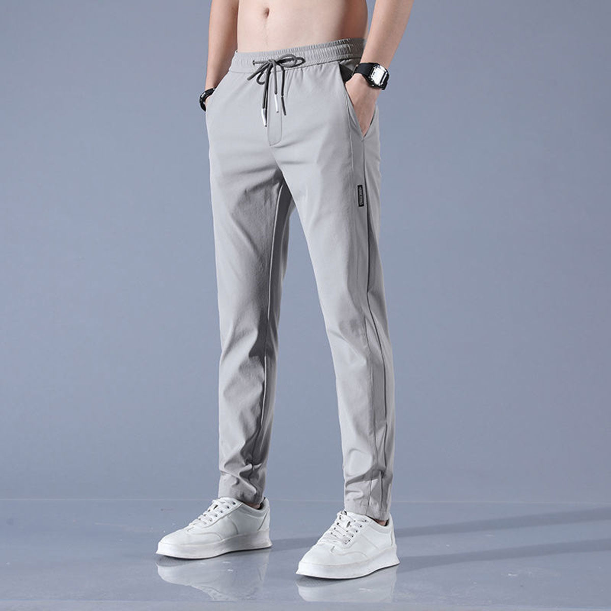 Pantalon stretch décontracté pour homme | Mode