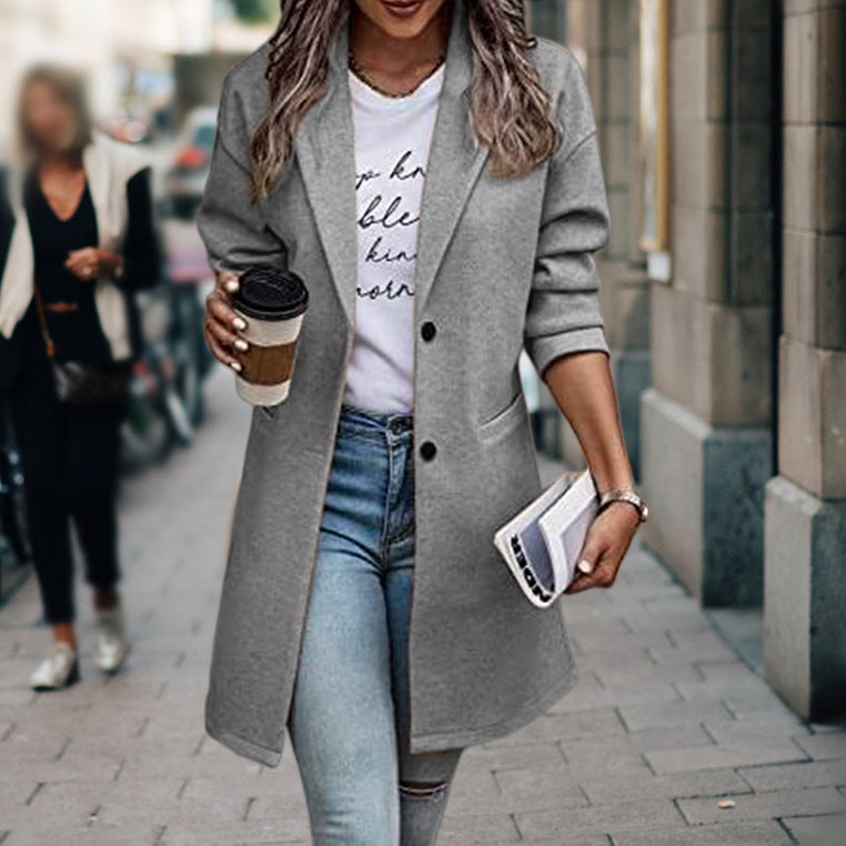 Manteau blazer d'hiver pour femme | Chaud