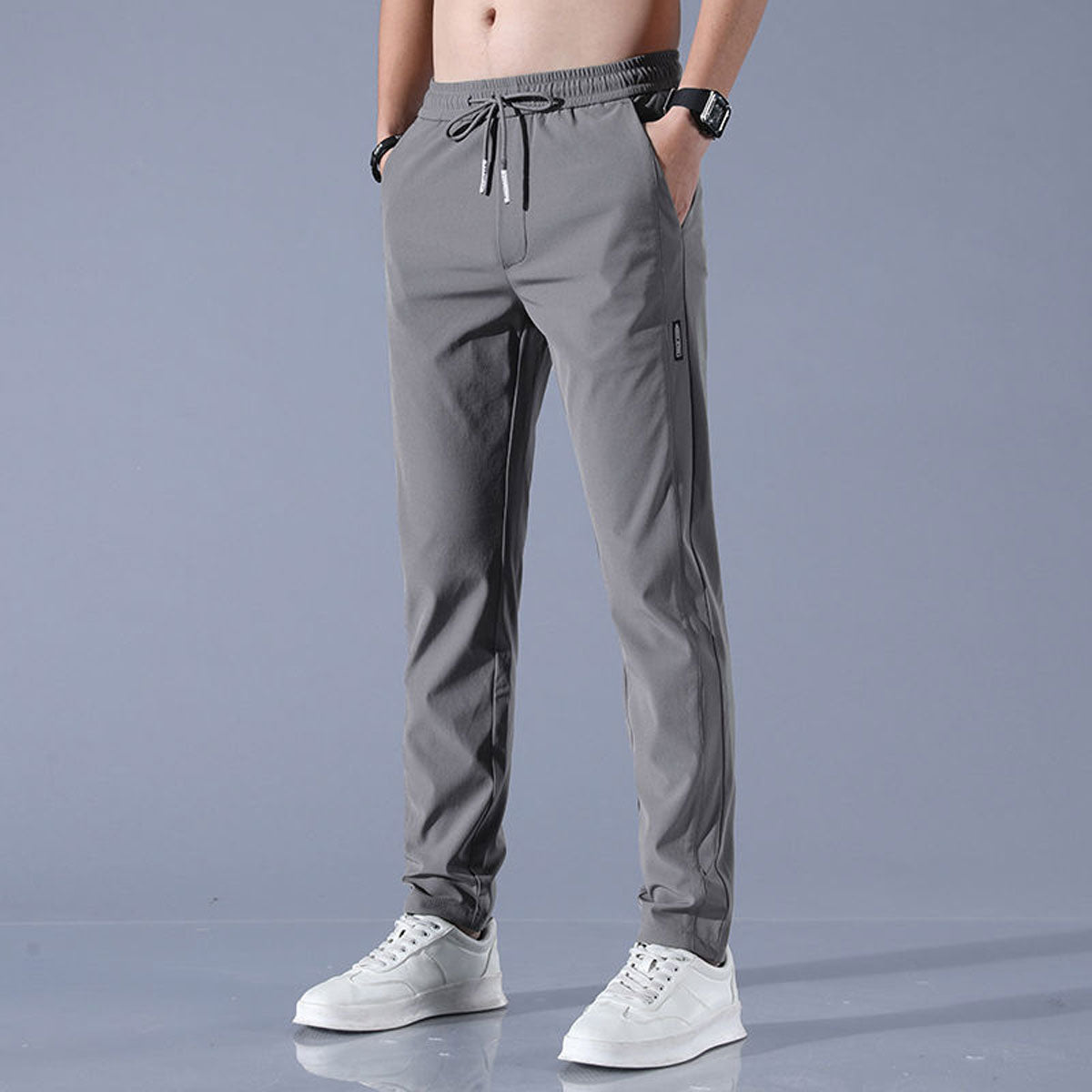 Pantalon stretch décontracté pour homme | Mode
