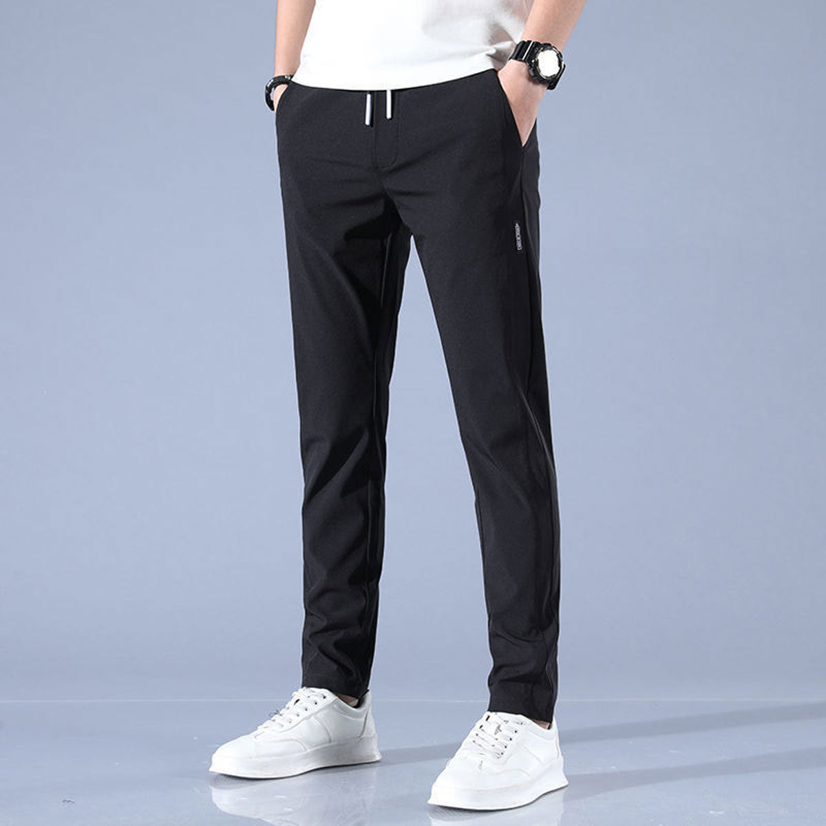 Pantalon stretch décontracté pour homme | Mode