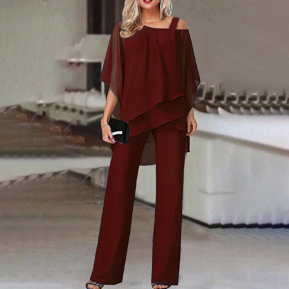 Ensemble haut et pantalon fluides pour femme | Été