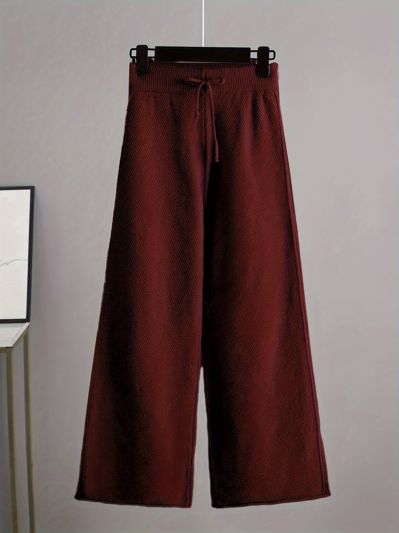 Combinaison mode femme : pull ample et pantalon large | Ensemble