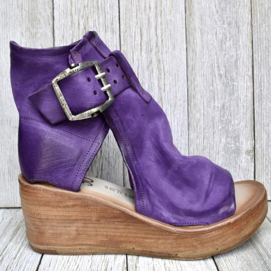 Sandales à talons hauts et épaisses pour femmes | Cale