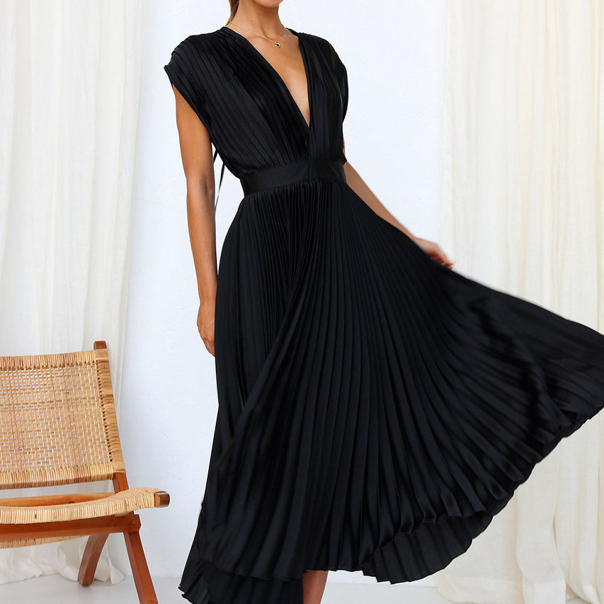 Robe De Soirée col V Pour Femme | Maxi