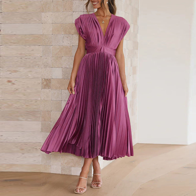 Robe De Soirée col V Pour Femme | Maxi