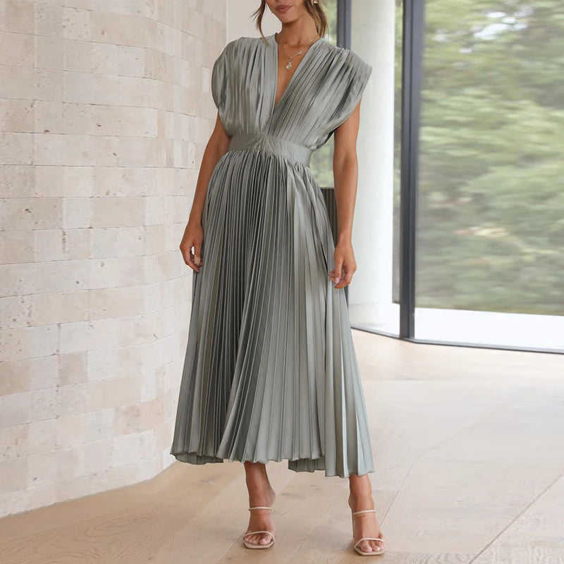 Robe De Soirée col V Pour Femme | Maxi