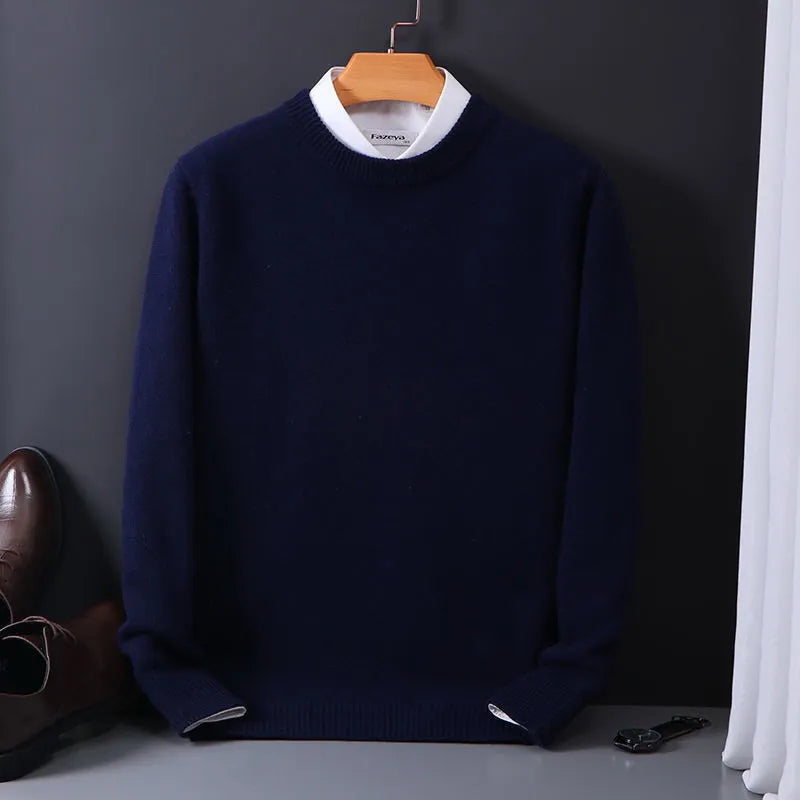 Pulls décontracté à col rond pour homme | Manches longues