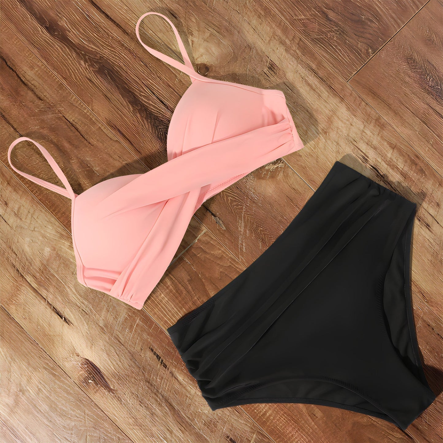 Bikini triangle d'été pour femme | Taille haute