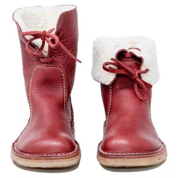 Bottines vintage pour femme | Chaudes