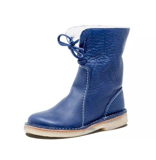 Bottines vintage pour femme | Chaudes