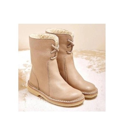 Bottines vintage pour femme | Chaudes