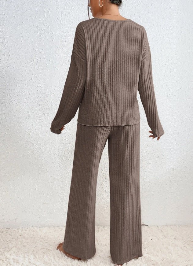 Ensemble classique à manches longues pour femme | Fluide