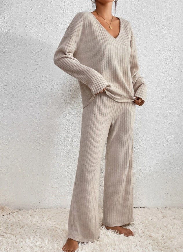 Ensemble classique à manches longues pour femme | Fluide