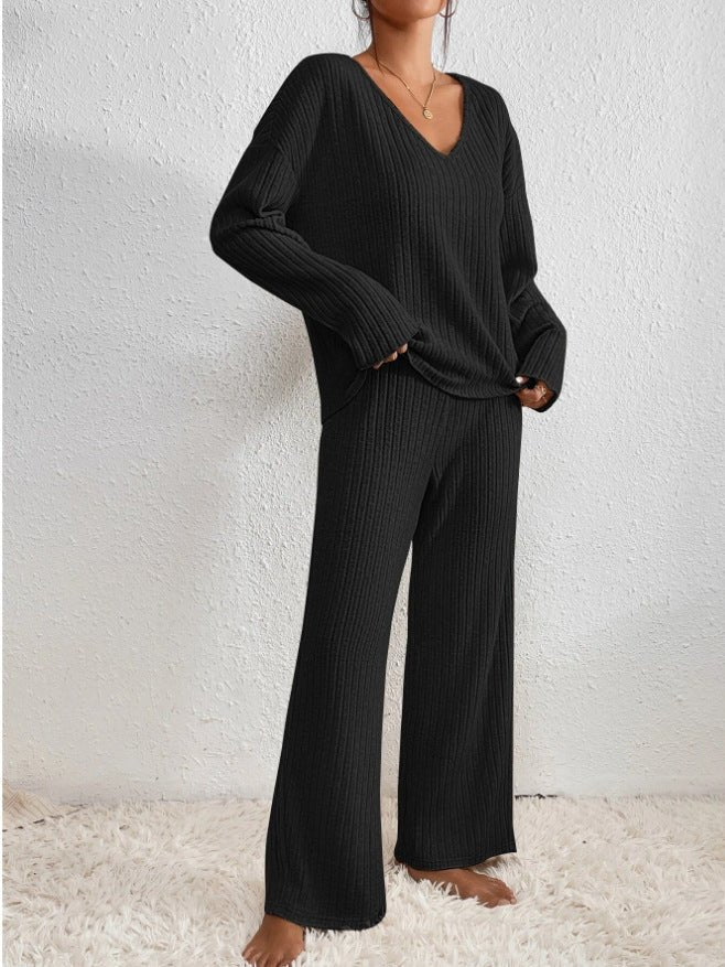 Ensemble classique à manches longues pour femme | Fluide