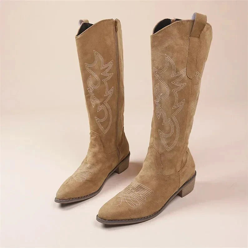 Bottes de cowboy mi-mollet pour femme | Classiques