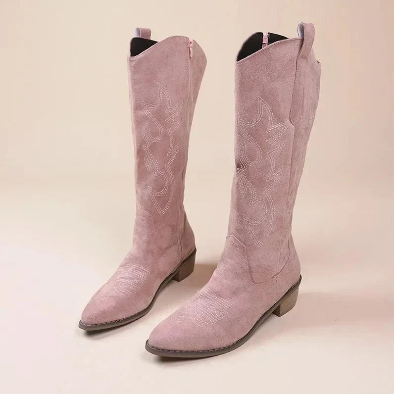 Bottes de cowboy mi-mollet pour femme | Classiques