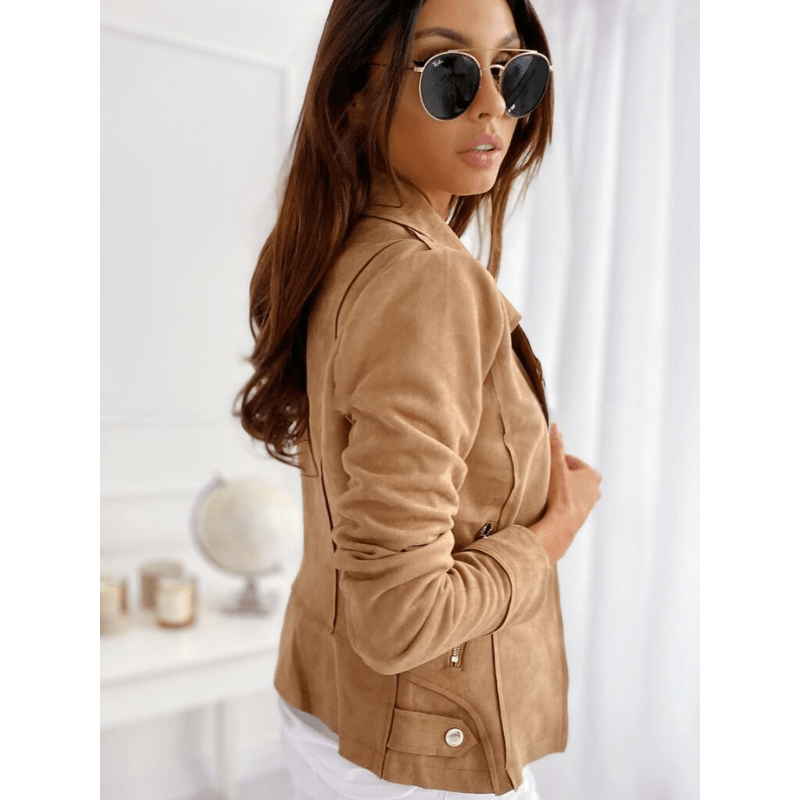 Veste zippée vintage pour femme | Hiver