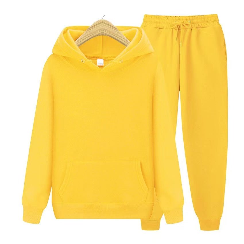 Ensemble sweat à capuche et pantalon de jogging unisexe | Hiver