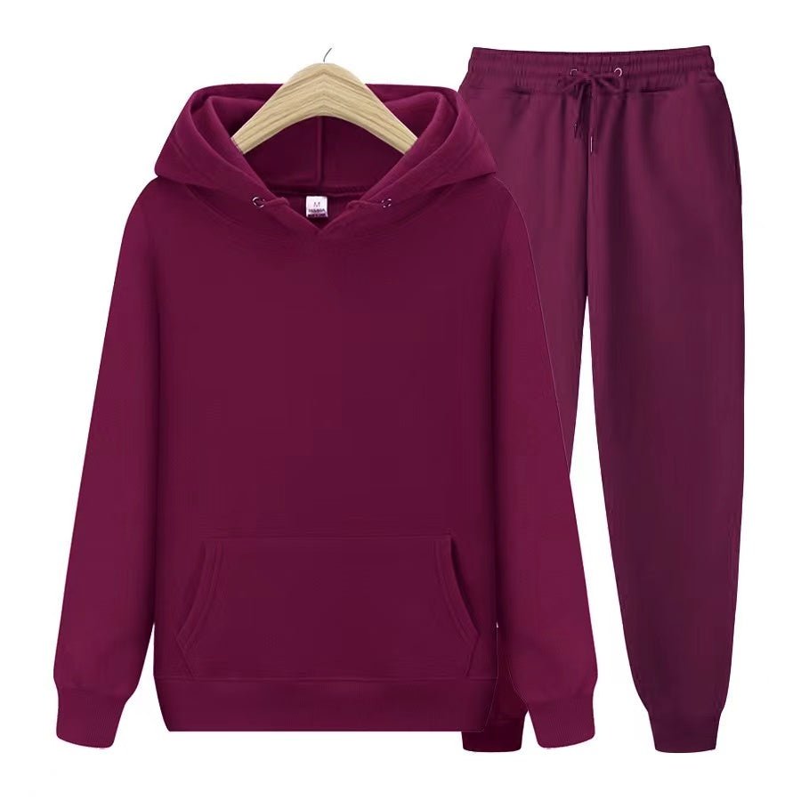 Ensemble sweat à capuche et pantalon de jogging unisexe | Hiver