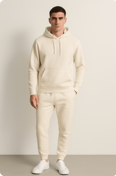 Ensemble sweat à capuche et pantalon de jogging unisexe | Hiver