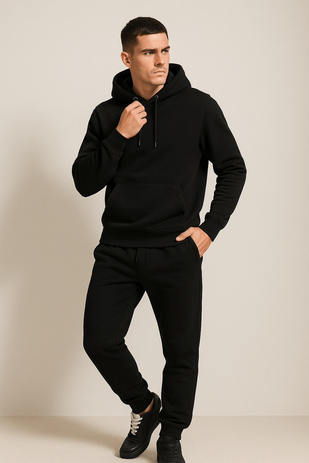 Ensemble sweat à capuche et pantalon de jogging unisexe | Hiver
