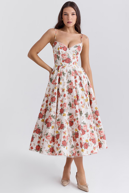 Robe de cocktail sans manches pour femme | Maxi
