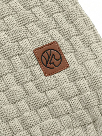 Pull décontracté à manches longues pour homme, couleur unie | Hiver