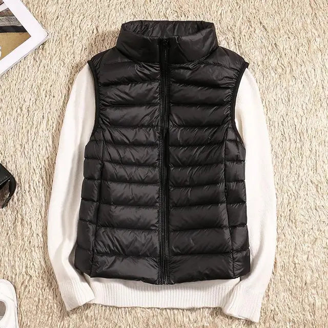 Gilet matelassé sans manches pour femme | Hiver