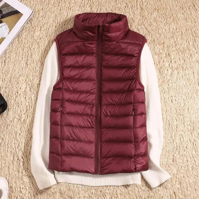 Gilet matelassé sans manches pour femme | Hiver